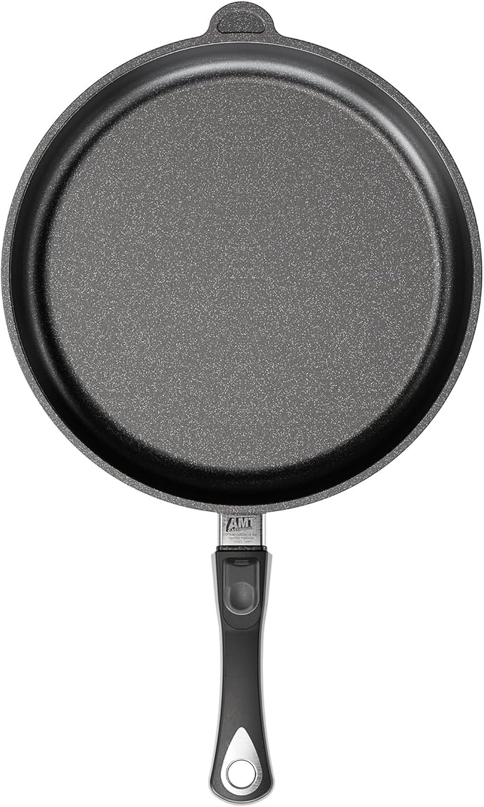 AMT Gastroguss The World´S [...] Frying pan Non-Induction, Diameter 32 cm, Height 5 cm, cast Aluminium (Aluminium), Lotan® Non-Stick Coating for Fat-Free-Frying, AMZN-532-US