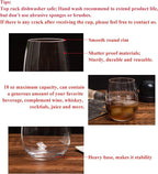 KOXIN-KARLU Classic 18-ounce Acrylic Stemless Wine Glasses, Unbreakable Mixed Drinkware Plastic Tumbler, set of 6 Clear