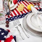 KEAWELL Premium Lucent Silverware Set, 20-Piece Mirror-Polished 18/10 Stainless Steel Flatware, Dishwasher Safe for Refined Dining and Entertaining (20, Silver)