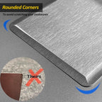 Stainless Steel Metal Spatula, Long Griddle Spatula, Hamburger Smasher Turner Scraper - Pancake Flipper - BBQ Turner and Flat Top Griddle Fliiper - Commercial Grade,3x8 inch