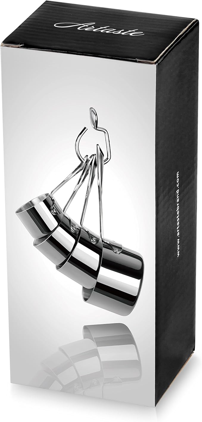 New Star Foodservice 43143 Stainless Steel 18/8 Measuring Cups