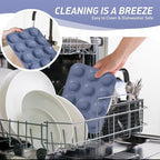 2 Pack 12 Cups Silicone Muffin Pan with Metal Reinforced Frame Regular Size Silicone Molds Cupcake Cake Baking Pans Baking Mold Best Baking Pans Tart Pan Sheet Set Reusable Cupcake Liners