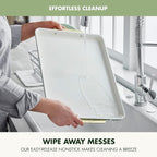 GreenPan Bakeware 13"x18" Half Baking Sheet Pan, Ceramic Nonstick Baking Pan, PFAS & BPA Free, Gold Handles, Durable Steel, Versatile & Space Saving Ovenware, Freezer to Oven Dish, Sage Green