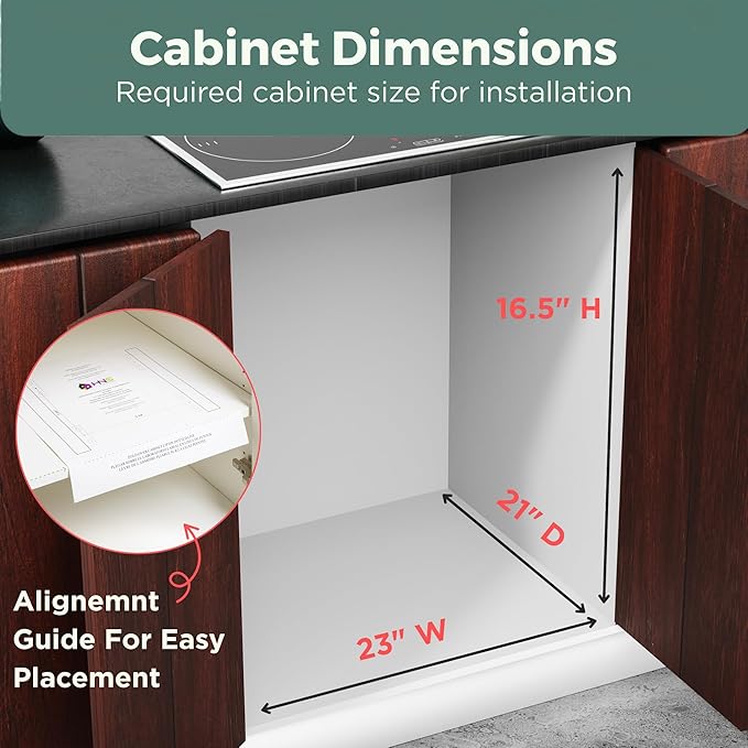 HOLDN’ STORAGE Two Tier Pull Out Cabinet Organizer, Individual Sliding Drawers - Heavy Duty Metal with Lifetime Limited Warranty - Anti Rust Chrome Finish - 22.5" W x 21”D x 16.5" H