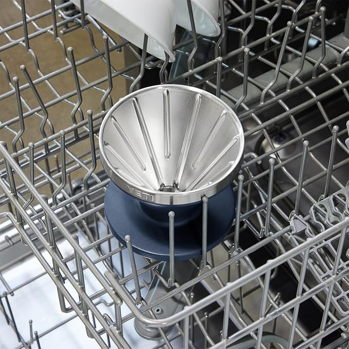 YETI Pour Over Coffee Maker Accessory Ramblers, Designed for Perfect Coffee Extraction Anywhere, Stainless Steel, fits any V60 Filter, Ultramarine Violet