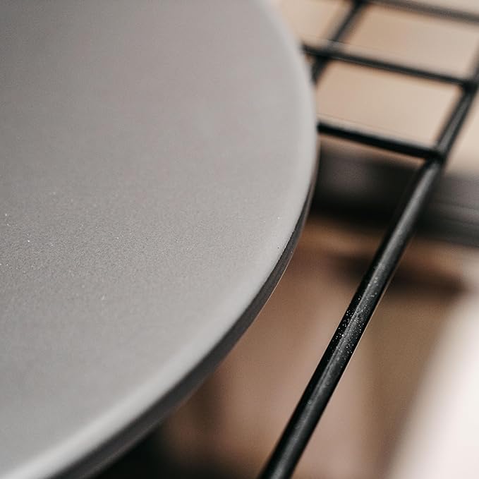 Old Stone Pizza Kitchen Glazed Round Pizza Stone for Oven and Grill, 14 inch