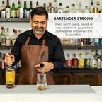 A Bar Above Premium Japanese Jigger, with 8 Measurements Inside, Professional and Heavy-Duty, 304 Stainless Steel Cocktail Double Jigger, for Bartending, 2-Pack, Gold