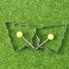 Upkoch 5 Pcs Egg Ring Set Stainless Steel Pancake Mold Egg Frying Molds Christmas Tree Shapestick Rings for Breakfast Sandwich Pancake Griddle with Anti-Scald Handle (11.7 X 8.8 Cm / 4.6 X 3.5 in）