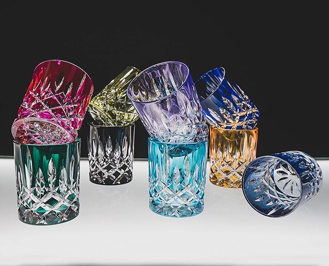 RIEDEL Laudon Tumbler, Purple Crystal Glass, Single Pack, Machine Made