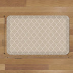 GelPro Anti-Fatigue Designer Comfort Kitchen Floor Mat, 20x32, Trellis Khaki Stain Resistant Surface with 3/4” Thick Ergo-Foam Core for Health and Wellness