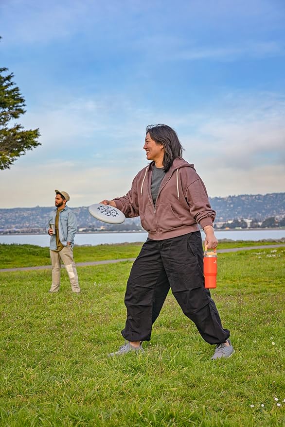 Stanley IceFlow Stainless Steel Tumbler with Straw - Vacuum Insulated Water Bottle for Home, Office or Car Reusable Cup with Straw Leak Resistant Flip Cold for 12 Hours or Iced for 2 Days (Tigerlily)