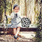 Cow Skin Insulated Lunch Bag for Kids Boys Girls Lunch Box Containers Tote with Shoulder Strap Durable Reusable Waterproof Meal Prep Bag for School Picnic Work Thermal Cooler Bag