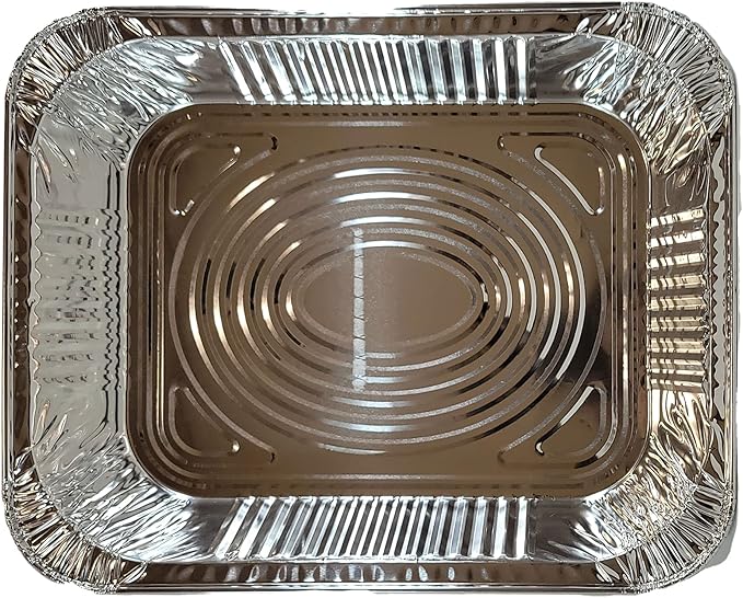 Bakeware Pans 9x13 Disposable Foil 30 Pack - Half Size Steam Table Deep Pans - Aluminum Pans Great for Cooking, Heating, Storing, Prepping Food (9 x 13 x 1.7 inches)