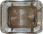 [20 Pack] 9x13 Disposable Foil Pans Aluminum Drip Pans - Half Size Steam Table Trays without Lids - Great for Cooking, Heating, Storing, Prepping Food (9"x13"x1.7")