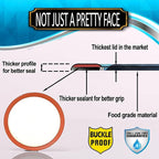 Supa Ant Thickest Canning Lids Regular Mouth (50 Pcs.) Food Grade Tin Can Lids for Canned Food - Buckle Proof & Rust Proof Lid for Canning Kit for Regular Mouth Mason Jars (Turquoise) Canning Supplies