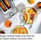 Chefman 2-Slice Digital Toaster, Pop-Up, Stainless Steel, Extra-Wide Slots For Bagels, Defrost, Reheat, Cancel Functions, Removable Crumb Tray