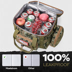 Maelstrom Large Tactical Lunch Box for Men,Insulated Lunch Bag, Leakproof Soft Cooler Bags with Detachable MOLLE Bag,Durable Lunch Tote for Adult Women Work,Picnic,30 Cans/20 L, Camouflage