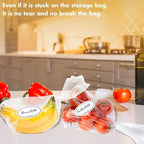 500 Removable Freezer Pantry Oval Canning Labels, Black Polka Borders, Water Oil Resistant with Perforation Line for Food Containers Jars Kitchen Restaurant Storage Organization