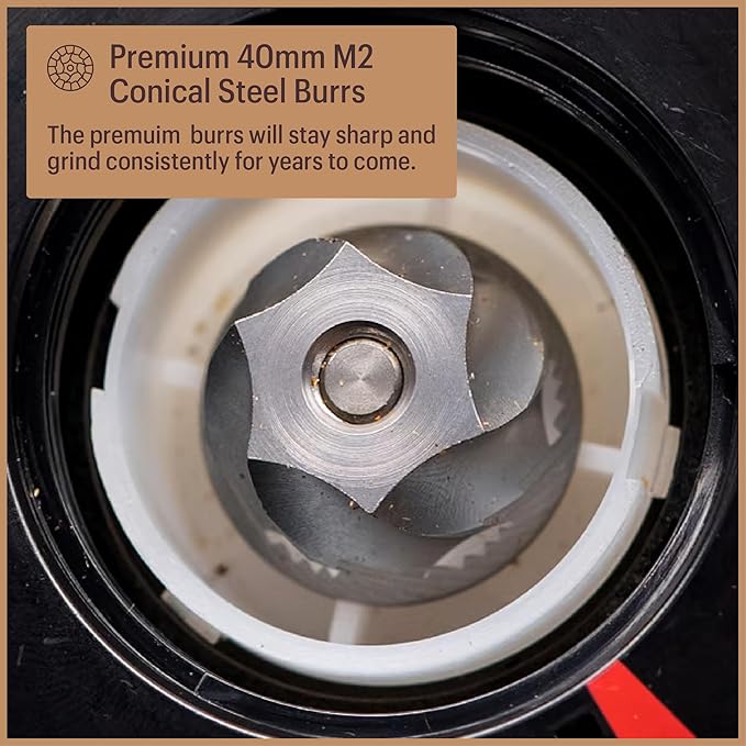 Baratza Virtuoso+ Coffee Grinder ZCG587BLK, Black