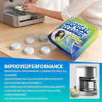 Coffee Maker Cleaner & Descaler Tablets - 24 PCS Uses for Keurig, Ninja, Breville, Delonghi, Miele, Jura and More, Coffee Machine Claening Tablets Removes Limescale -1Year Supply