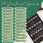 Spice Gift Set -24 Gourmet Spices For Cooking, Grilling, Rubs, Mixed Spice, Herbs, Spices & Seasonings, All Purpose Seasoning, Cooking Gifts For Men, Women, Birthday, Housewarming Gifts