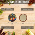 50Pcs Canning Lids Regular Mouth, Superb Canning Lids Not Easy to Rust Excellent Air Tightness, Thick Mason Jar Lids Prevent Warping - Food Grade Material (Red)