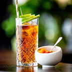 Highball Glasses Set of 6-11 oz Drinking Glasses - Tall Water Glass Sets - Glassware for Bar Mixed Drink Cocktail, Juice, Mojito, Iced Tea