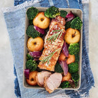 Glad Baking Pan Nonstick - Oblong Metal Dish for Cake and Lasagna - Heavy Duty Carbon Steel Bakeware, Small, Gold