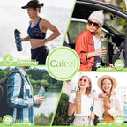 32oz Glass tumblers Water Bottles with Straw and 2 Lid