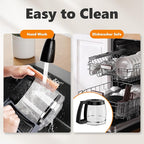 14 Cup Coffee Pot Replacement Compatible with Cuisinart Coffee Makers DCC-3200, DCC-2200, DCC-2200RC, DCC-2600, DCC-2800, DCC-3200FR, CBC-7200PC, DCC-1800FR, 14 cups carafe replacement