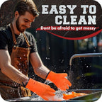 KITCHEN PERFECTION Silicone Smoker Oven Gloves -Extreme Heat Resistant BBQ Gloves -Handle Hot Food Right on Your Smoker Grill Fryer Pit|Waterproof Oven Mitts Grill Gloves |Superior Value Set+3 Bonuses