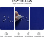Softalker Rectangle Tablecloth Waterproof & Stain Resistant Table Cloth Wrinkle Free Fabric Washable 210GSM Polyester Table Cover for Dining/Party/Buffet/Wedding (90x156 inch, Royal Blue)