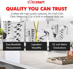 Chef Craft Select Plastic Measuring Cup, 4 Cup, Clear