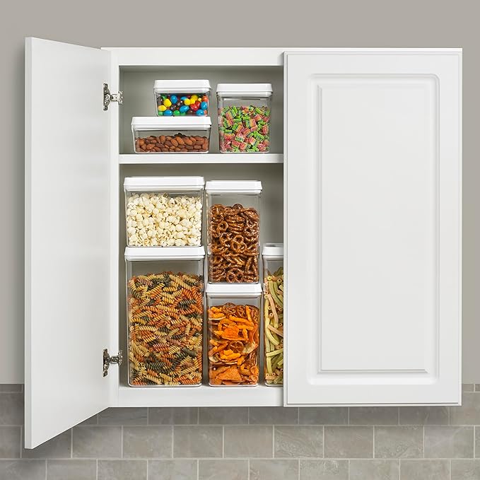 Polder 0.74-Quart Food Grade, BPA Free, Airtight Canister Locks in Freshness, Easily Stackable