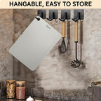 Titanium Cutting Board, Small 12” x 8” - 2MM Thick Premium Titanium Chopping Board - 100% Pure Titanium Cutting Boards for Kitchen - Double Sided, Ideal for Chopping, Slicing & Dicing