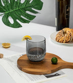 14-ounce Plastic Stemless Wine Glasses, All Purpose Arcylic Glasses, set of 6 Grey Reusable Shatter-resistant Dishwasher Safe