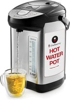 Premium 5.5 QT Hot Water Boiler and Warmer With auto dispense and Manual Pump, Quick Heatup and Keep-Boil Function for Instant On-Demand Hot Water Anytime, Boil-Dry Protection, ETL Approved