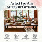 Portmeirion Minerals 8.7-Inch Low Serving Bowl, Rose Quartz - Stoneware from Recycled Clay, Handmade in Portugal, Reactive Glaze for a Unique Look, Microwave & Dishwasher Safe - Decorative Modern Bowl