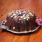 Classic Bakeware 9.5 Inch Non-stick Fluted Cake Pan,Heavy Duty Carbon Steel Tube Baking Mold Gold