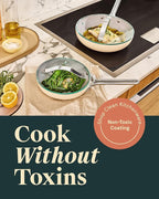 Caraway Nonstick Ceramic Mini Fry Pan With Glass Lid (1.05 qt, 8") - Non Toxic, PTFE & PFOA Free - Oven Safe & Compatible with All Stovetops (Gas, Electric & Induction) - Gray