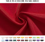 Softalker Rectangle Tablecloth, Waterproof & Stain Resistant Square Table Cloths Wrinkle Free Fabric Washable 210GSM Polyester Table Cover for Dining/Party/Outdoor - 54 x 54 inch,Red