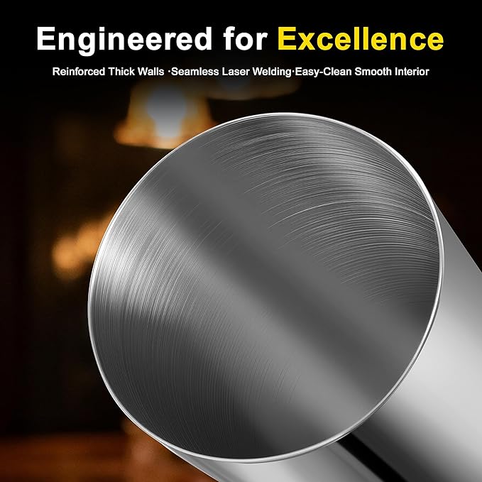 Boston Shaker Set, 18oz & 28oz 2-Piece Tins, Professional 304 Stainless Steel Cocktail Shaker with Leak-Proof Weighted Base for Bartending, Home & Bar Use (Silver)