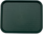 Carlisle FoodService Products Cafe Fast Food Cafeteria Tray with Patterned Surface for Cafeterias, Fast Food, And Dining Room, Plastic, 17.87 X 14 X 0.98 Inches, Forest Green