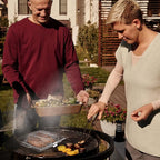 Skyflame Portable Grill Basket, Rustproof Stainless Steel Barbecue Grilling Basket for Most Outdoor Grilling Vegetables Fishes Shrimp Steak Meat Chops Kabob