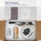 10-Pcs Matcha Whisk Set Kit, Whisk and Bowl with Spout & Measuring Spoon & Cup, Japanese Tea Making Tools, Charcoal Grey