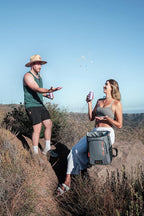 Backpack Cooler Insulated Leak Proof 33/49 Cans, 2 Insulated Compartments Thermal Bag, Portable Lightweight Beach Travel Camping Lunch Backpack for Men and Women