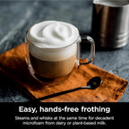 Ninja Luxe Café Premier Series, Espresso Machine, Drip Coffee Maker & Rapid Cold Brew, Integrated Grinder, Assisted Tamper, Hands-Free Frother, for Cappuccinos & Lattes, Cyberspace, ES601CY