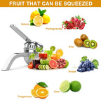 Large lemon squeezer, Manual Juicers stainless steel citrus juicer All Size Fruits Can Squeeze Juice, Large Yield, Suitable For Lemons, Oranges, Pomegranates, Grapes