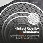 New Star Foodservice 50974 Restaurant-Grade Aluminum Pizza Baking Screen, Seamless, 16-Inch, Pack of 6