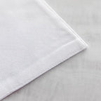 Home Brilliant White Placemats Set of 6 Heat Resistant Dining Table Place Mats for Kitchen Table for Wedding Party Holiday, Pure White